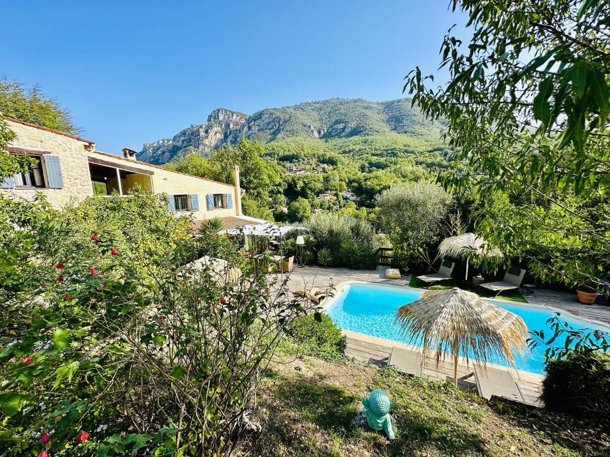 Domaine Les Deux Roches Apartment Le Bar-sur-Loup Exterior foto
