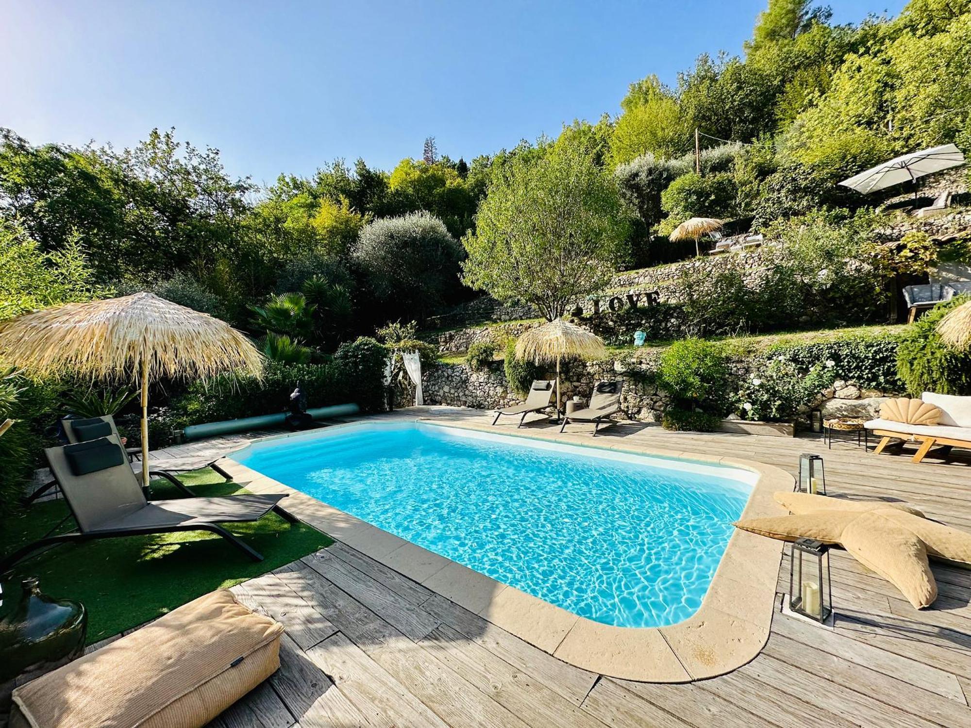 Domaine Les Deux Roches Apartment Le Bar-sur-Loup Exterior foto